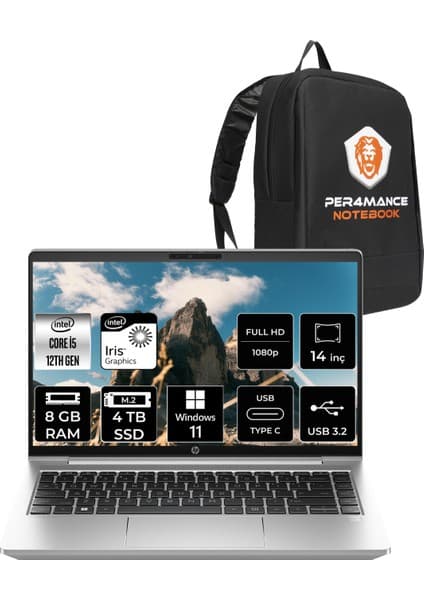 Hp Probook 440 G9 Intel Core I5 1235U 8gb 4tb SSD 14\