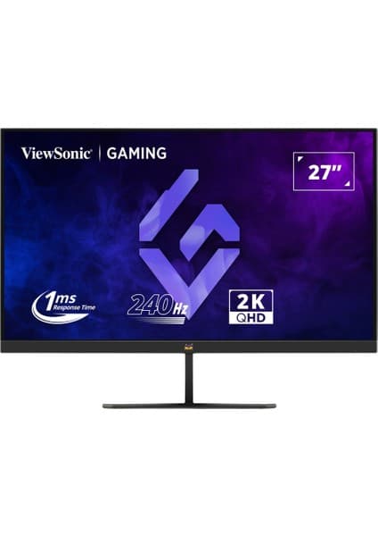 Viewsonic Vıewsonıc 27" VX2758A-2K-PRO-3 2k Qhd 1ms 240HZ HDMI Dp HDR10 Freesync Premıum Ps/xbox Rgb IPS Gamıng Monıtor