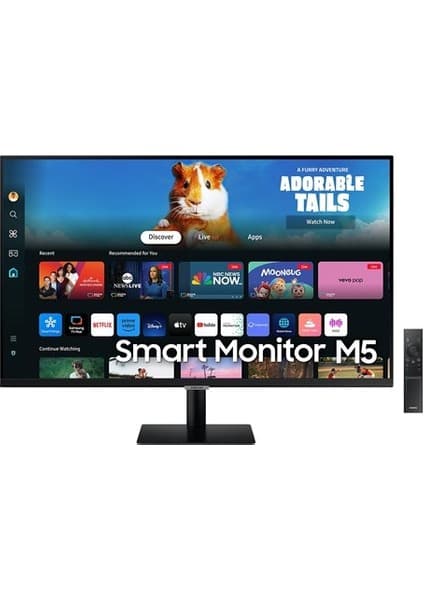 Samsung M5 M50D 32" 60 Hz 4 Ms ( Hdmı+Usb) Fhd Smart Akıllı Monitör LS32DM500EUXUF