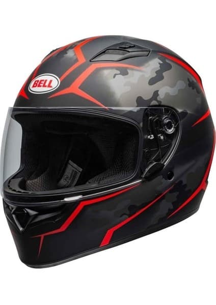 Bell Qualifier Kapalı Kask (Siyah Kırmızı)