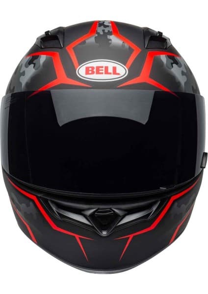 Bell Qualifier Kapalı Kask (Siyah Kırmızı) 7