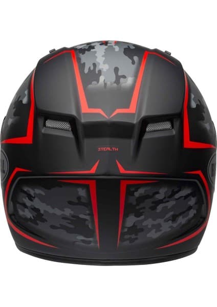 Bell Qualifier Kapalı Kask (Siyah Kırmızı) 8