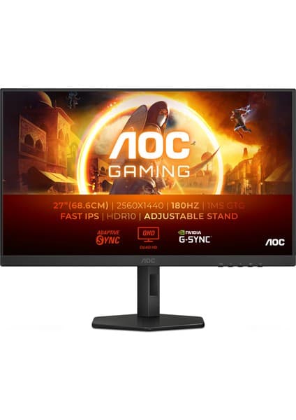 AOC Q27G4XF 27" 180 Hz 0.5 Ms Adaptive-Sync Qhd Fast IPS HDR10 Oyuncu Monitörü