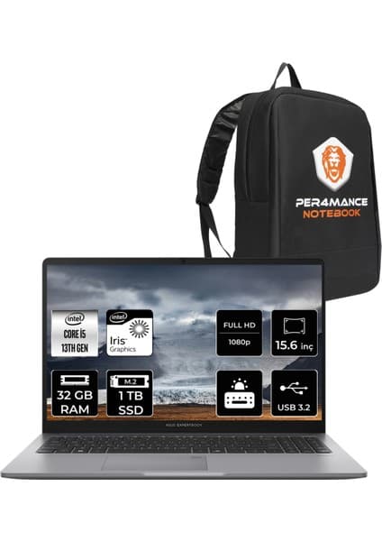 Asus Expertbook P1 Intel Core I5 13500H 32GB 1tb SSD 15.6\