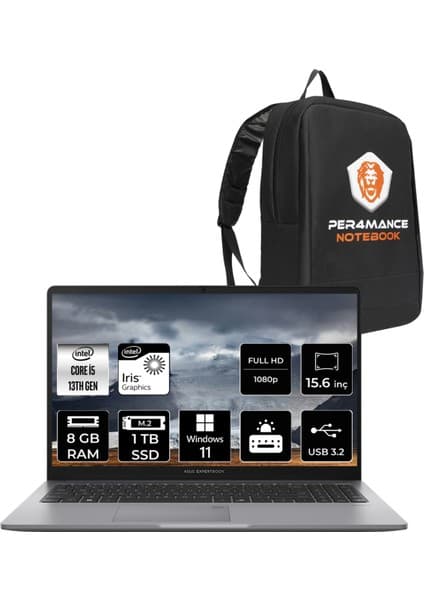 Asus Expertbook P1 Intel Core I5 13500H 8gb 1tb SSD 15.6\
