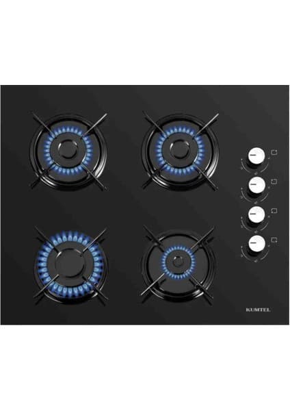 Kumtel KO-40TAHDF Ankastre Cam Ocak Lpg'li (Tüplü)