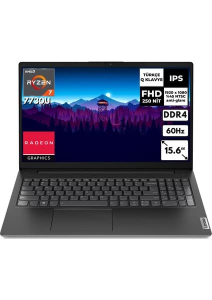 Lenovo V15 G4 Ryzen 7-7730U 24 GB 1 Tbssd Freedos  15.6″ Fhd Taşınabilir Bilgisayar Notebook 82YY0013TR BT11