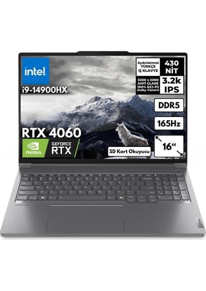 Lenovo Thinkbook 16P G5 I9-14900HX 64GB 1 Tbssd RTX4060 (8 Gb) 16\