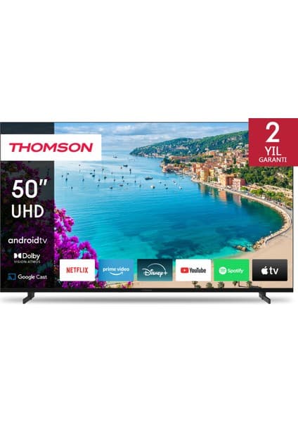 THOMSON 50UA5S13 50" 126 Ekran Uydu Alıcılı 4K Ultra HD Smart Android LED TV