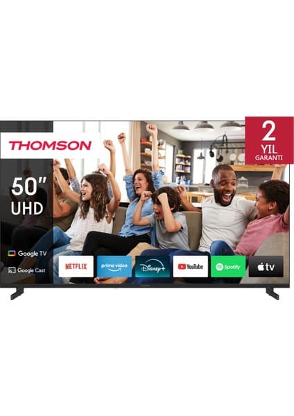 THOMSON 50UG4S14 50" 126 Ekran Uydu Alıcılı 4K Ultra HD Google LED TV