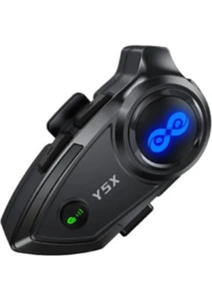 Vothoon Y5X Rgb Işıklı Intercom 5 Kişi Bağlantılı 1000MAH Motosiklet Bluetooth Kulaklık Seti