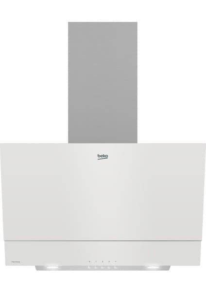 Beko Bde 6050 Hb Duvar Tipi Davlumbaz Ahşap Renk 100 cm Eğimli Tasarım ile 1000 m3/sa Hava Debisi