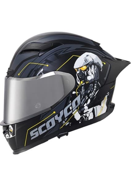 Scoyco FF-871 Cyber Full Face Motosiklet Kaskı