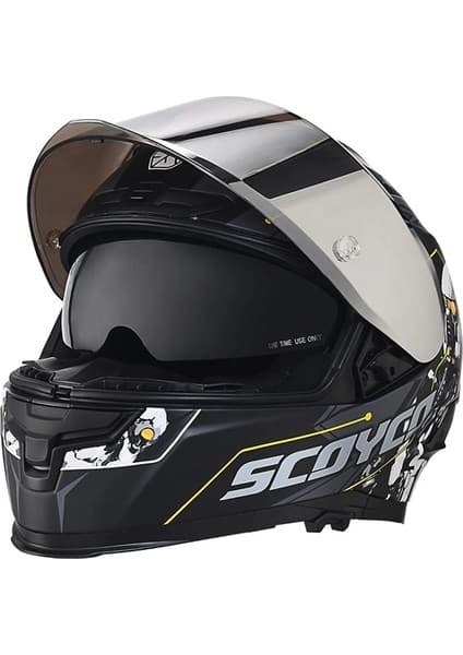 Scoyco FF-871 Cyber Full Face Motosiklet Kaskı 8