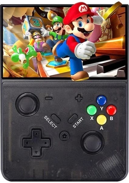 Konsol Plus R43 Pro M18 Retro Taşınabili El Oyun Konsolu 20 000 Oyunlu Siyah