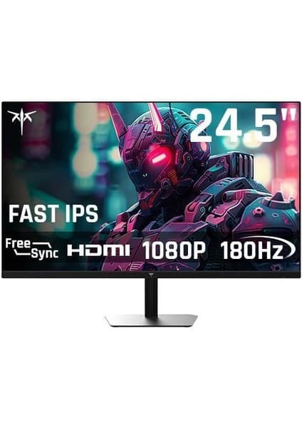 KTC H25T7 24.5" 180 Hz 5 ms ( HMDI + Dısplay Port ) 1920x1080 FHD FAST IPS FLAT Monitör