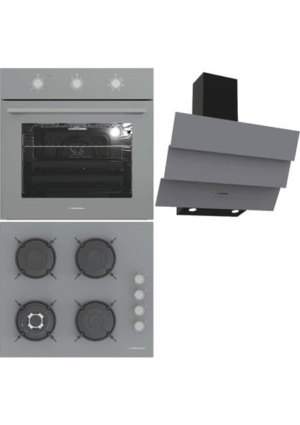 Termikel Ankastre Set (Bo O6435C A + Bh P6194C A + Ch S6532C Ba)