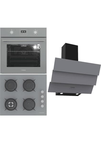 Termikel Ankastre Set (Bo O64D5C A + Bh P6194C A + Ch S6532C Ba)