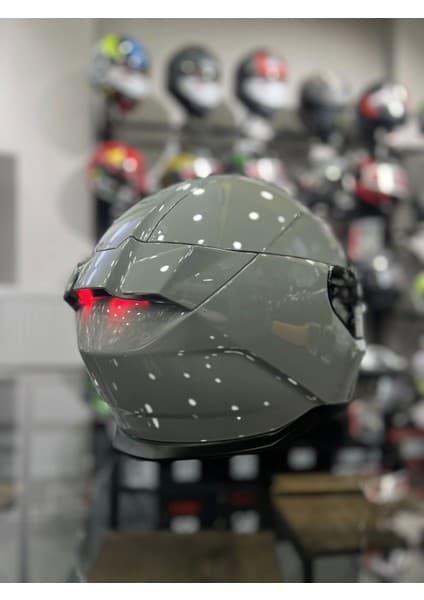 Shark Skwal I3 Nardo Gri Ledli Kask (+1 Siyah Vizör) 7