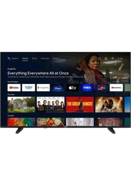 Vestel 55QA9701 55" 138 Ekran Uydu Alıcılı 4K Ultra HD Smart QLED Android TV