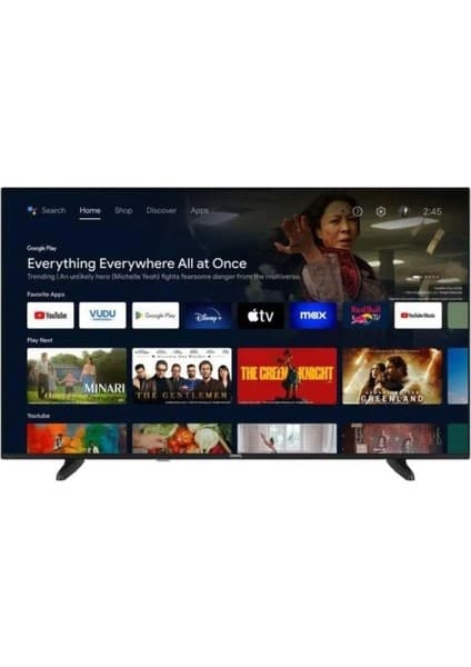 Vestel 50QA9701 50" 127 Ekran Uydu Alıcılı 4K Ultra HD Smart QLED Android TV