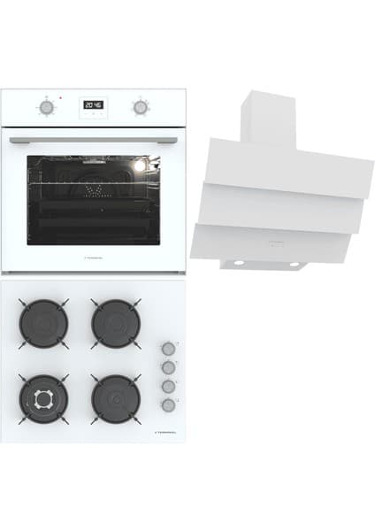 Termikel Ankastre Set (Bo O64D5C W + Bh P6194C W + Ch S6532C Ww)