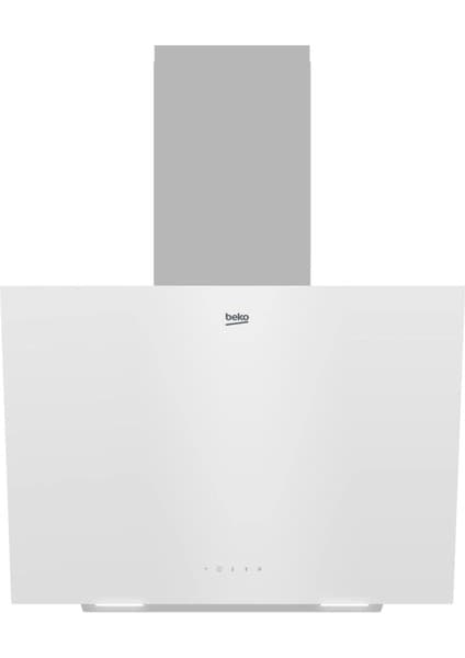 Beko BDE 6064 B Duvar Tipi Davlumbaz Beyaz Renk 720 m3/sa Yüksek Emiş Gücü ile 60 cm Genişlikte