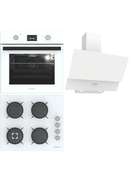 Termikel Ankastre Set (Bo O6555C W + Bh P6194C W + Ch C6532C Ww)