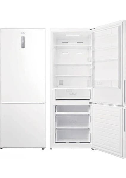 Simfer SR-2520 Dijital Kombi No Frost 435L Buzdolabı Beyaz
