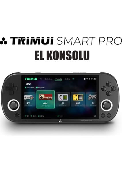 Techstorm Trimui Smart Pro El Oyun Konsolu (128 GB Depolama)
