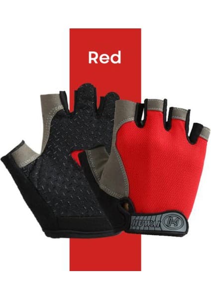 Liangduo Shop 23L Tarzı 1 Adet Yeni Bisiklet Kaymaz Anti-Ter Erkek Kadın Yarım Parmak Eldiven Nefes Anti-Şok Spor Eldivenleri Bisiklet Bisiklet Eldiveni Açık (Yurt Dışından)