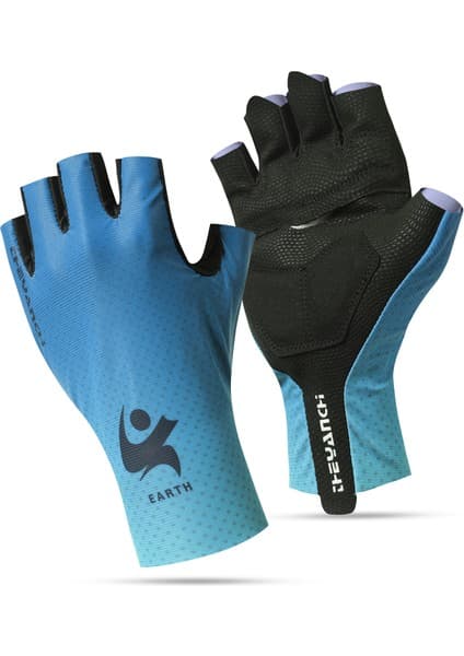 Liangduo Shop Mavi Stil Xl Boyutu Erkekler Bisiklet Eldiveni Ilkbahar Yaz Yarım Parmak Bisiklet Eldiven Kaymaz Nefes Bisiklet Motosiklet Mtb Spor Balıkçı Eldiveni Kadın (Yurt Dışından)