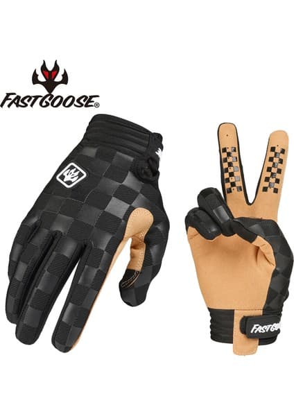 Liangduo Shop Siyah Stil L Boyutu Fastgoose Motosiklet Eldivenleri Erkekler Yarış Moto Motosiklet Motokros Bisiklet Eldiveni Motosiklet Nefes Yaz Tam Parmak Guantes (Yurt Dışından)