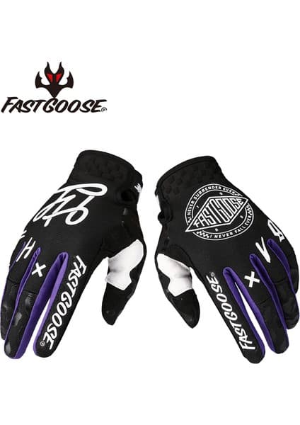 Liangduo Shop Menekşe Tarzı M Boyutu Fastgoose Dokunmatik Ekran Motosiklet Motokros Eldivenleri Motosiklet Sürme Bisiklet Eldiveni Mx Mtb Off Road Yarış Spor Bisiklet Eldiveni (Yurt Dışından)