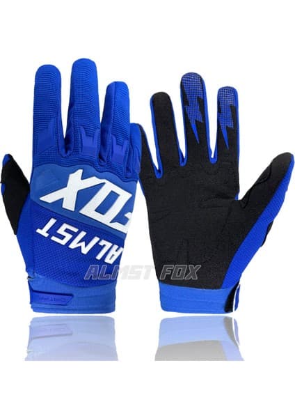 Liangduo Shop 04-Mavi Tarzı M Boyutu 2021 Almst Fox Off-Road Mx Bisiklet Eldiveni Enduro Downhill Yarış Rider Bisiklet Eldiven Motokros Bmx Atv Mtb Guantes Mens Için (Yurt Dışından)
