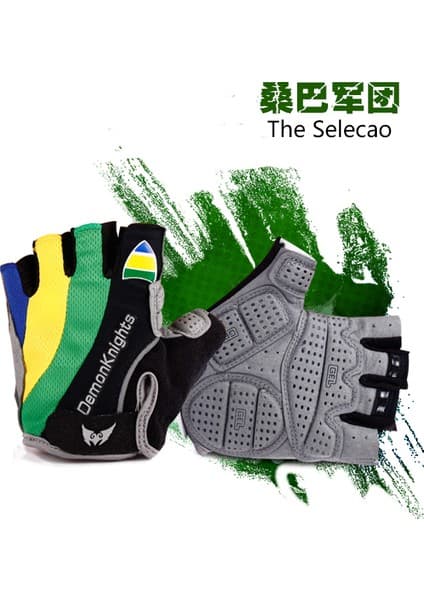 Liangduo Shop Yeşil Stil Xl Boyutu 2016 Sıcak Bisiklet Eldivenleri Jel Bisiklet Bisiklet Yarışı Spor Yol Dağ Mtb Bisiklet Eldiven Nefes Mtb Yol Guantes Ciclismo Luvas (Yurt Dışından)