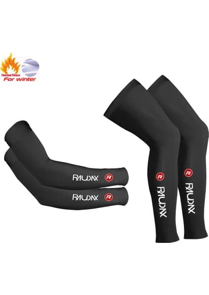 Liangduo Shop Gri Tarzı M Boyutu Raudax Yüksek Esneklik ve Yüksek Kış Sıcak Polar Bisiklet Kol Isıtıcıları Kış Mtb Spor Bisiklet Kollu Bisiklet Bacak Isıtıcı (Yurt Dışından)