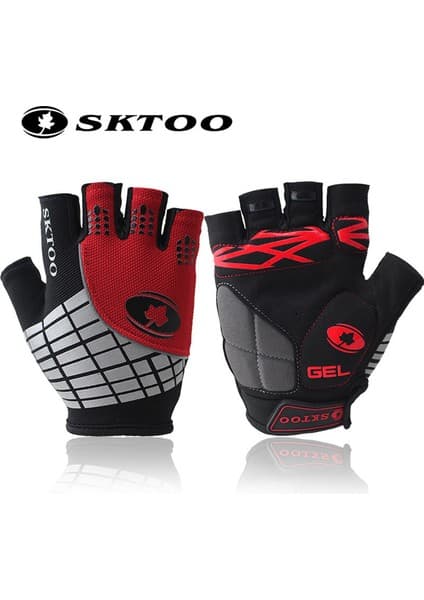 Liangduo Shop Kırmızı Stil Xl Boyutu Bisiklet Eldiveni Yarım Parmak Erkek Kadın Yaz Nefes Bisiklet Kısa Eldiven Ciclismo Mtb Dağ Spor Bisiklet Aksesuarları (Yurt Dışından)