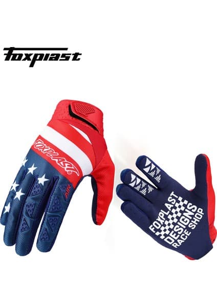 Liangduo Shop Gümüş Tarzı L Boyutu 2022 Fastgoose Ufo Nefes Motosiklet Motokros Yarışı Eldivenleri Tam Parmak Bisiklet Bisiklet Sürme Spor Eldivenleri Dış Yürüyüş (Yurt Dışından)