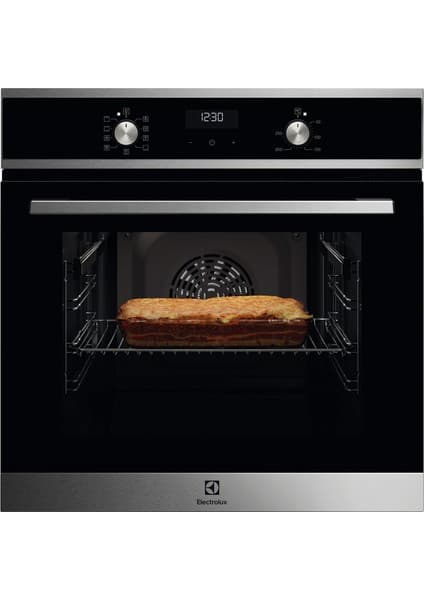 Electrolux EOF5F50BX Surroundcook Katalitik Temizleme Sistemli 65 Lt Multifonksiyonel Dekorlu Siyah Cam Ankastre Fırın