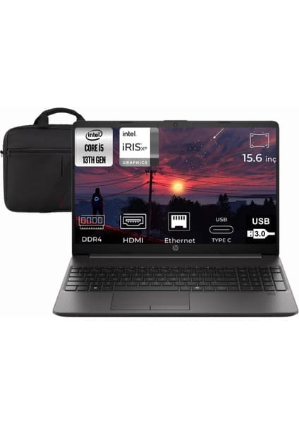 Hp 250 G9 I5-1335U 9B9W7EA-07 32GB 1tb Intel Iris Xe Graphics W11HOME 15.6\