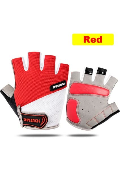 Liangduo Shop C0103-KIRMIZI Tarzı M Boyutu Bisiklet Eldiveni Parmaksız Yarım Parmak Bisiklet Mtb Motosiklet Erkek Kadın Spotrs Spor Salonu Fitness Ağırlıkları Balıkçılık Bisiklet Eldiveni Çalışma (Yurt Dışından)