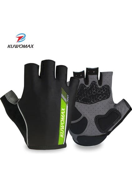 Liangduo Shop AK-ST-01002 Stili S Beden Kuwomax Bisiklet Eldiveni Yarım Parmak Erkek Kadın Yaz Spor Darbeye Dayanıklı Bisiklet Eldivenleri (Yurt Dışından)