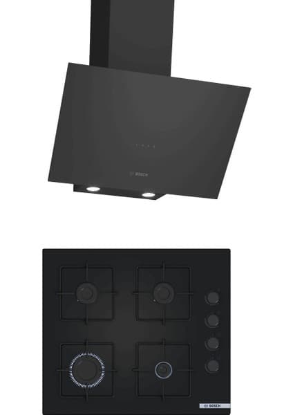 Bosch Siyah 2 Li Ankastre Set 321 ( DWK64PJ60T - POP6C6P30O )