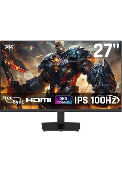 KTC H27T27 27" 100 Hz (HDMI + Dısplay Port ) 2560×1440 Freesync WQHD IPS Flat Monitör 6