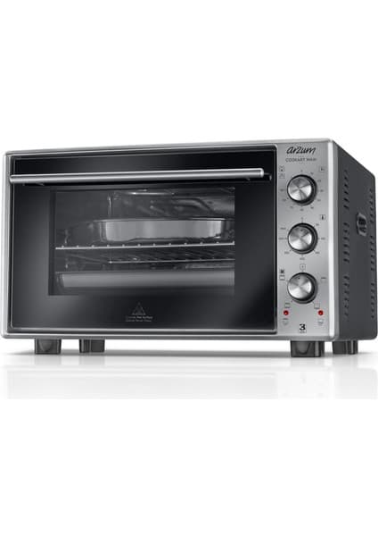 Arzum Inox Cookart Maxi Çift Camlı Fırın (AR2002)