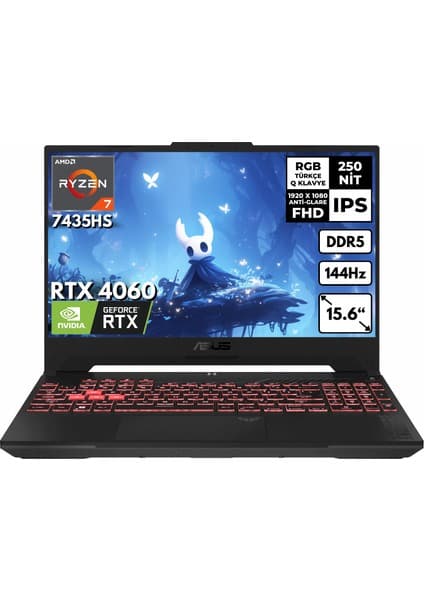 Asus Tuf Gaming A15 Ryzen-7 7435HS 64-GB DDR5 1 TB SSD RTX4060 (8GB-115W) 15.6\