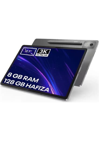 Lenovo Idea Tab Pro 12.7 inç 3K UHD Mat Edition 8GB Ram 128GB Hafıza Luna Gri Tablet (ZAE50038TR)