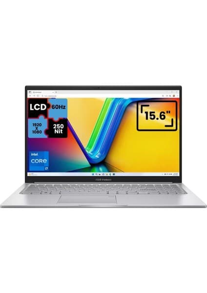 Asus Vivobook 15 X1504VAA56-NJ396A56 İntel Core İ7-1355U 40GB 4TB SSD Windows 11 Pro 15.6\