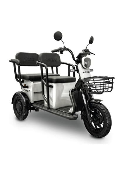 APEC Volta Apec Apm5 3 Tekerli Elektrikli Motosiklet Beyaz